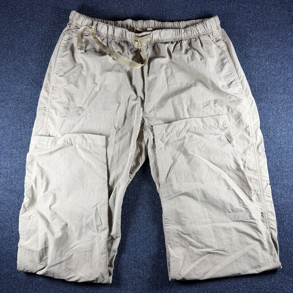 Gramicci belted Original Freedom Pants XL 33x33.5 Khaki Cotton Hiking vintage